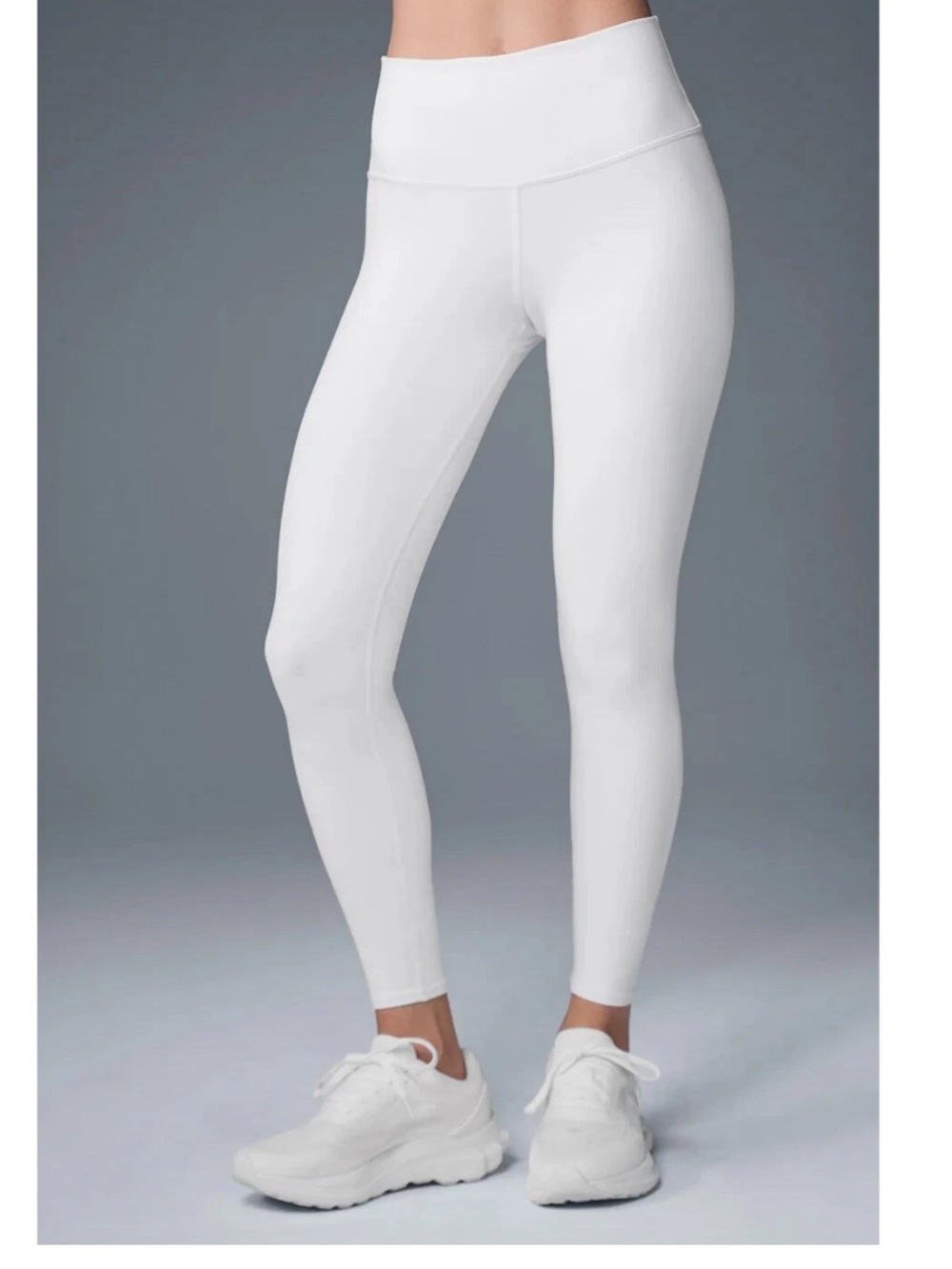 Alo Yoga 7/8 High-Waist Airbrush Legging - White - XS